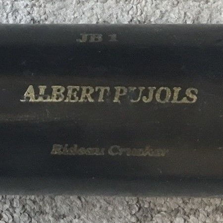 2001 Albert Pujols game used SAM bat